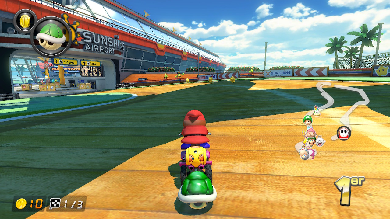 Shadows in Mario Kart 8